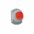 Wl Jenkins 4-1/4in Flashering Bell, Single Stroke 12VDC Pigtail Indoor Bell with Red Light 1343R